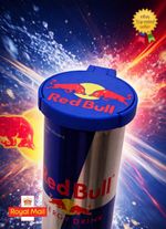 2 x Red Bull Inspired Can Lids / Covers