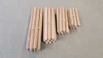 Oak Framing Pegs, Straight, 18mm Diameter, 400mm down to 150mm Long, Pack of 10