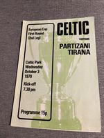 (12) European Cup First Round 2nd Leg Celtic v Partizani Tirana 3.10.1979