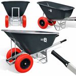 Bertie Barrow 200L Twin Wheel Stable Yard, Heavy Duty Barrow Puncture
