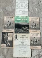 1950's LOS ANGELES USA SOCCER PROGRAMS Inc 1954 US OPEN FINAL *Read Description*