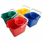 Addis Plastic Mop Bucket - 12ltr Cleaning Kitchen Bathroom