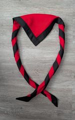 UK Scout Adult Necker Scarf Red Black
