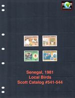$15.75 Scott Value - 1981 SENEGAL Birds West Africa scarcer CV MNH NH UMM