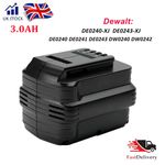 3.5Ah 24V Ni-MH Battery For Dewalt DW0240 DE0243 DE0243-XJ DE0240-XJ DW0242