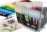 I CREATE Vibrant Watercolour Brush Pens in a Travel Case | 24+1 Premium Colours