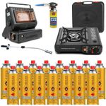 Butane Gas Bottles Canisters Portable Stoves Cookers Grill Heaters Chef Wand New
