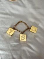 1990s YSL Yves Saint Laurent Make Up Compact Charm Bracelet RARE