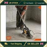 Dustless Concrete Floor Grinder 3000RPM Handheld Plastering Machine 6-Speed UK