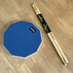 Donner Drum Pad And 5A Drum Sticks