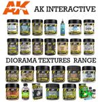 AK Interactive Diorama Effects Full Range Earth Water Nature Textures Resins  