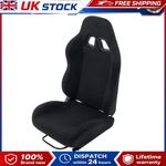 New Reclinable Universal Racing Bucket Seats w/ Dual Slider Adjustable Race UK