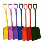 HEAVY DUTY PLASTIC SHOVEL RUST PROOF FOOD SNOW MUCK MANURE GARDEN HORSE