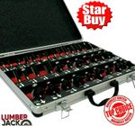 Router Bit Set 35pc 1/4" Shank Professional Woodworking Aluminium Case Tools