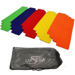 Lusum Rectangular Rubber Markers - 20 Pack Mixed Colours