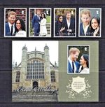 St. Helena: 2018 Royal Wedding, Prince Harry & Megan Markle, MNH set + M/Sheet