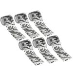 Camouflage Tape 2" x 5 Yards, 6 Pack Self Adhesive Camo Tape Wrap, Snow Land