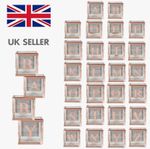 Rose Gold Balloon Box A-Z 0-9 Letter Cube Wedding Baby Shower Birthday Party UK