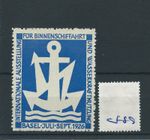 wbc. - CINDERELLA/POSTER - CF89 - EUROPE - INT.AUSSTELLUNG - BASEL - 1926