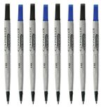 Parker Rollerball Pen refills in  Black & Blue Colour with Medium Nib