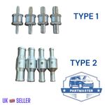 ONE WAY FUEL NON RETURN CHECK VALVE 6-8-10-12 MM DIESEL PETROL OIL WATER BIO