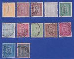 Portugal 1892/93 King Carlos I Mi. No. 66-77 Set Complete stamped