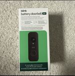 Blink Battery Doorbell 2K+ (Newest Gen) Add-On Black New Sealed