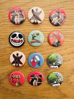 Set Of 12 Gorillaz Mountain Tour Mountain Room VIP Badges