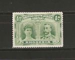 RHODESIA 1910/13 SG 119 1/2d Yellow-Green MINT 