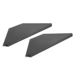 Vonyx DBC2 DJ Booth Corner Shelves Set with Carry Bag - Durable & Portable