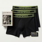 Men's Emporio Armani Underwear Shorts 3 Pack Boxer Trunks S/M/L/XL