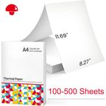 100-500PK Thermal Paper A4 Foldable for Portable Printer Phomemo M08F MT800 HPRT
