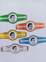 '94 Johan Cruyff FC Barcelona Dream Team Royal Flush Cigar Band #20 Serie 5x