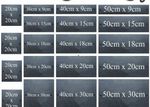 New Deep Engraved Slate House Door Sign Plaque Any Name Number Many Sizes New