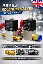 12V 24V 220V Pneumatic Electric Solenoid Valve 2 Position 2 Port Normally Closed