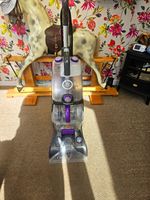 Vax RapidPower Refresh Upright Corded Carpet Cleaner Quick Dry Grey/Purple