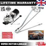 FOR DACIA SANDERO / LOGAN 2012-2020 FRONT WINDSCREEN WIPER MOTOR & LINKAGE UK
