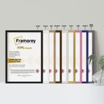 Black Thin Picture Frames A2 A3 A4 A5 White Poster Frames OAK WALNUT Photo Frame