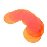 Reusable Self-Adhesive Pet Light Diffuser Film Orange for Warm Light Correction