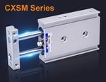 CXSM32x10/20/25/30/40~200mm Pneumatic Dual Rod Cylinder Double Acting SMC Type