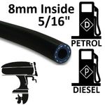 Outboard Engine Fuel Hose Line 8mm 5/16" Marine Use Petrol Diesel Fuel Line Pipe