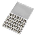 Durable Sewing Machine Bobbin Convenient Storage Durable Stainless Steel + Plastic
