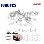 1000PCS Staples For Car Bumper Fender Welder Staples Plastic Welding Staples UK
