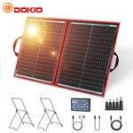 100w 12v Portable Folding Solar Panel Kit For Car/Caravan/Power station/Camping
