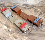 CH76:  HORNBY SERIES O GAUGE No 2 TROLLEY WAGONS X 2