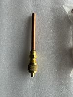 1/4" SAE 45 Brass Pipe Fitting, 10 Pcs Schrader Connector and cap.