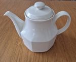 Royal Doulton white 'Tangent' Teapot (1988)