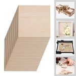 30Pcs 40x40cm Basswood Sheets 3mm Thin Plywood for Laser Cutting Craft DIY