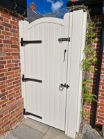 Curved Top Softwood Pedestrian Gates Made to Order 