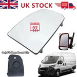 For Citroen Relay Ducato Boxer 2006-On Wing Mirror Glass Left Passenger Heated